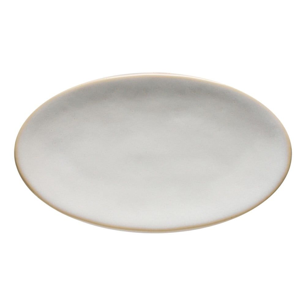 Biely kameninový tanier Costa Nova Roda, 22 x 12,7 cm - Bonami.sk