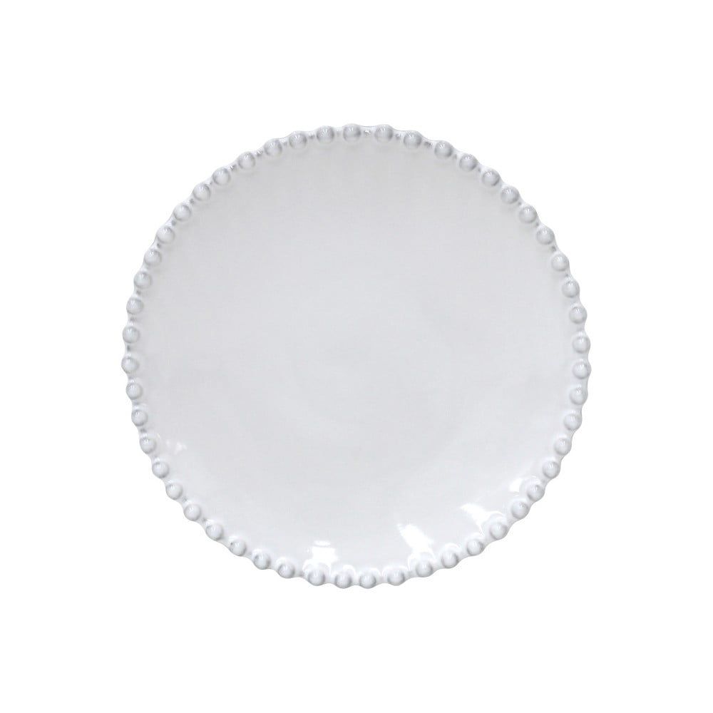 Biely kameninový tanier na pečivo Costa Nova Pearl, ⌀ 17 cm - Bonami.sk