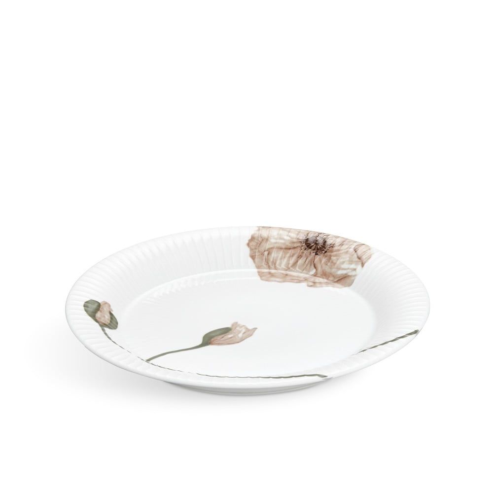 Biely porcelánový tanier Kähler Design Hammershøi Poppy, ø 27 cm - Bonami.sk