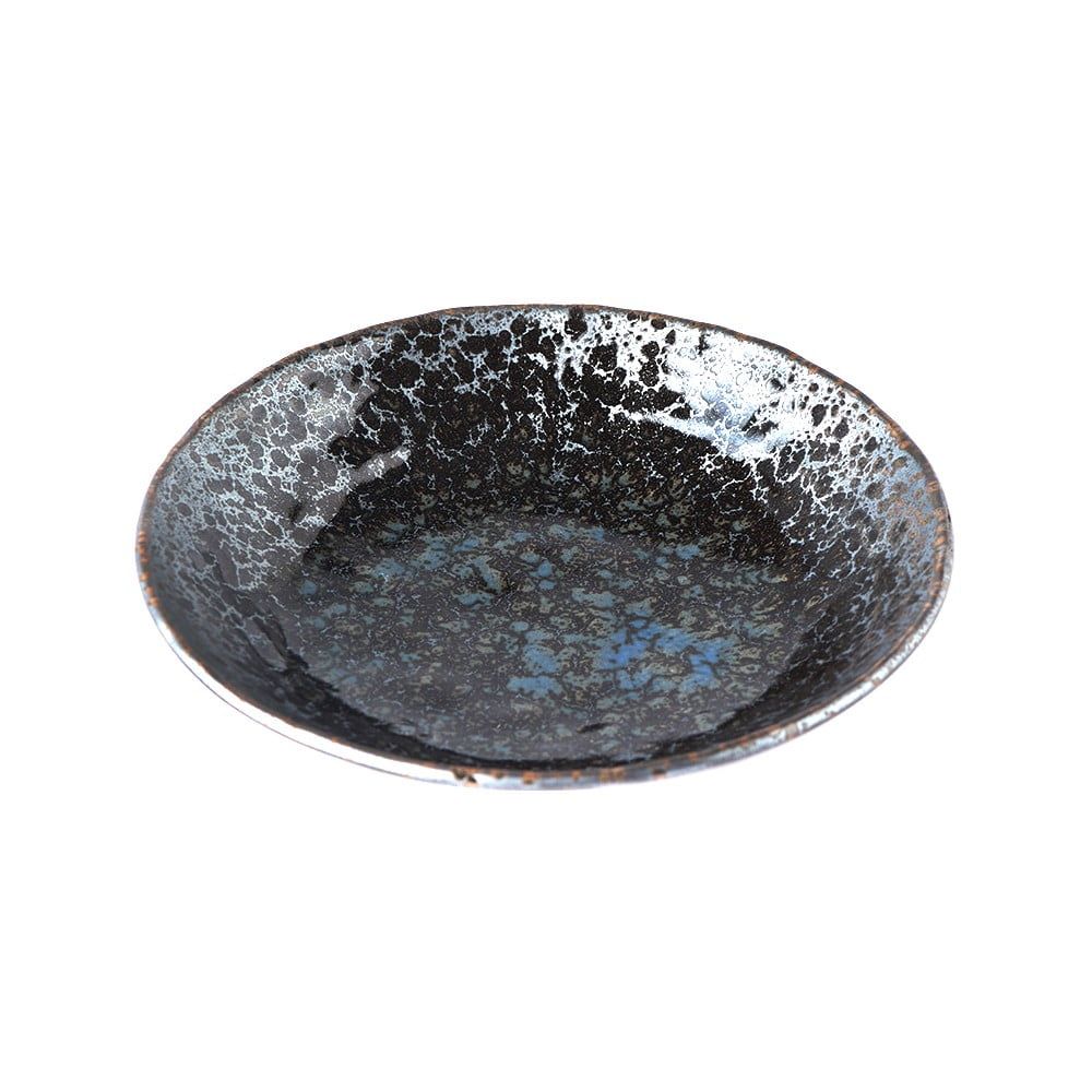 Čierno-sivý keramický hlboký tanier MIJ Pearl, ø 24 cm - Bonami.sk