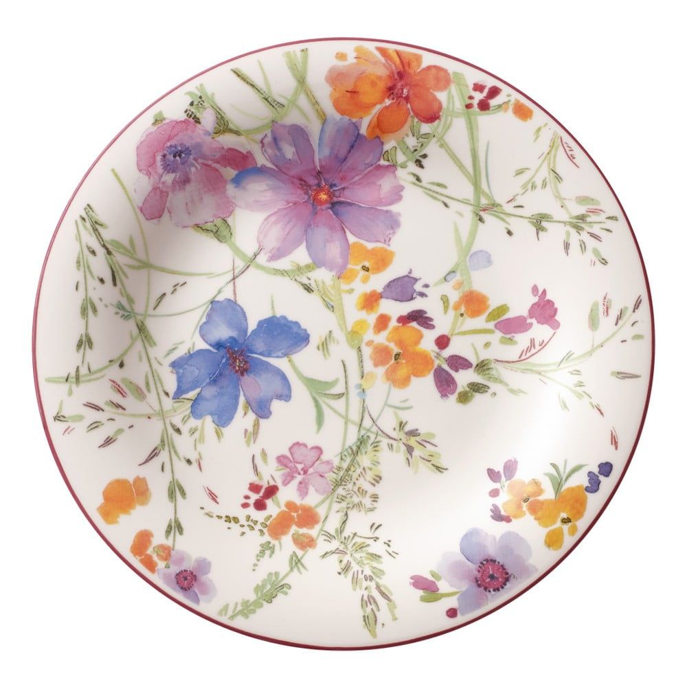 Dezertný porcelánový tanier s motívom kvetín Villeroy & Boch Mariefleur Tea, 21 cm - Bonami.sk