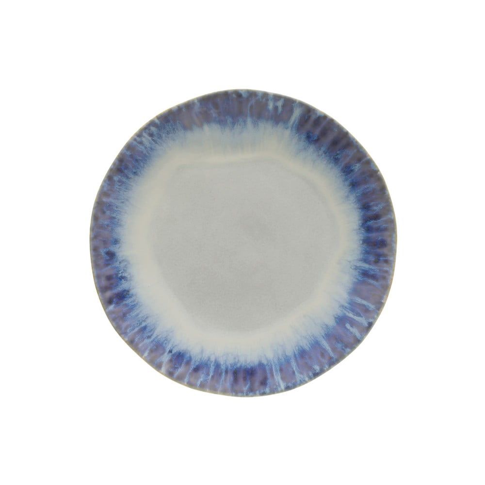 Modrobiely kameninový tanier Costa Nova Brisa, ⌀ 26,5 cm - Bonami.sk