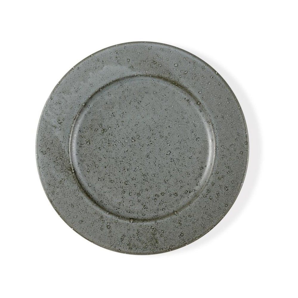 Sivý kameninový plytký tanier Bitz Mensa, priemer 27 cm - Bonami.sk