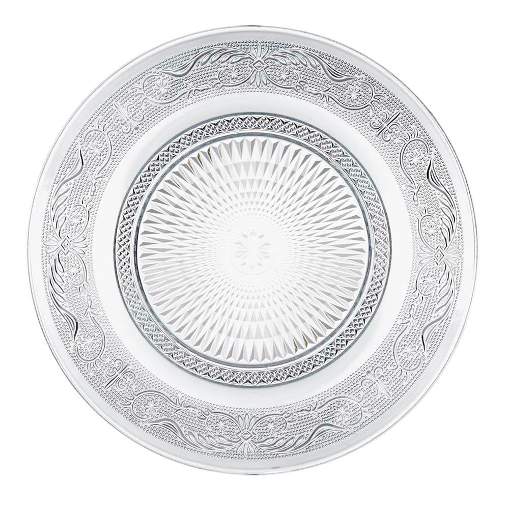 Sklenený tanier Unimasa Romance, ⌀ 25 cm - Bonami.sk