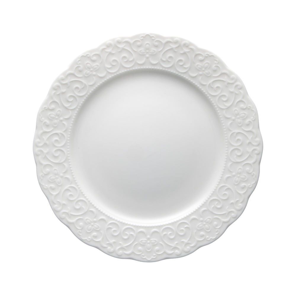 Biely porcelánový tanier Brandani Gran Gala, ⌀ 21 cm - Bonami.sk