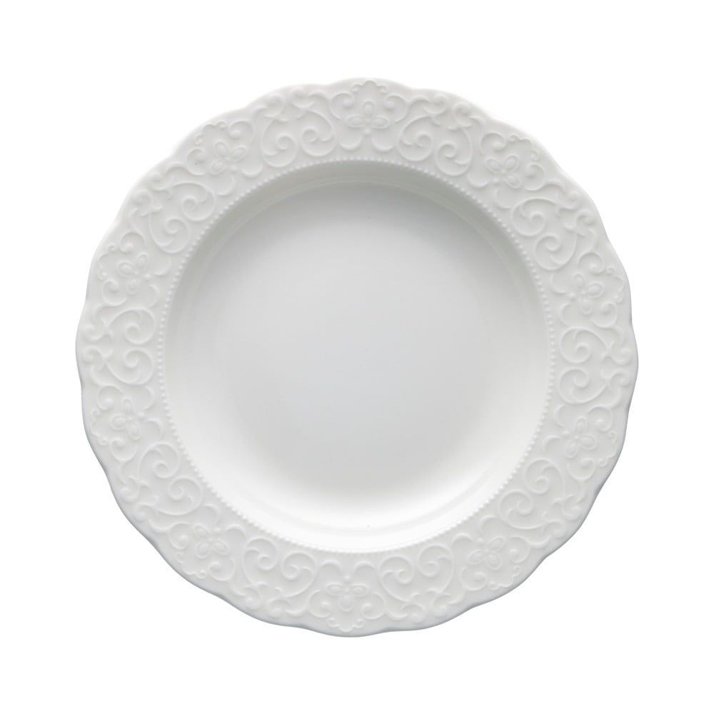 Biely porcelánový tanier Brandani Gran Gala, ⌀ 22 cm - Bonami.sk