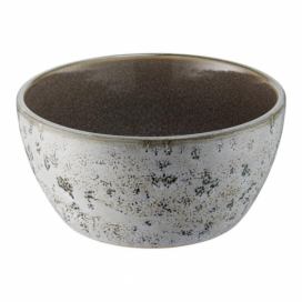 Sivá kameninová miska s vnútornou glazúrou v sivej farbe Bitz Mensa, priemer 12 cm