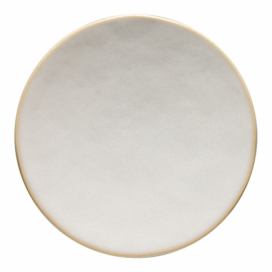 Biely kameninový podnos Costa Nova Roda, ⌀ 19 cm