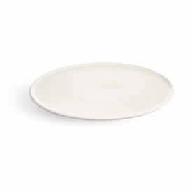 Biely kameninový tanier Kähler Design Ombria, ⌀ 22 cm