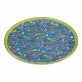 Farebný tanier s motívom kvetín Premier Housewares Casey, ⌀ 25 cm