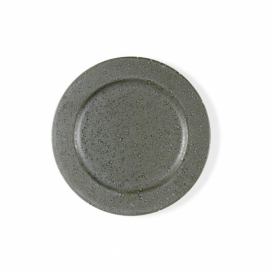 Sivý kameninový dezertný tanier Bitz Mensa, priemer 22 cm