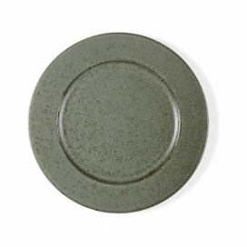 Zelený kameninový plytký tanier Bitz Basics Green, ⌀ 27 cm