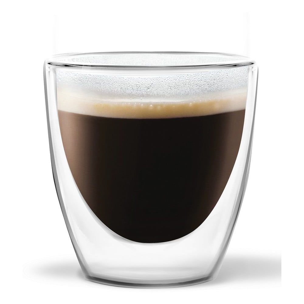 Sada 2 dvojstenných pohárov Vialli Design Ronny Espresso, 80 ml - Bonami.sk