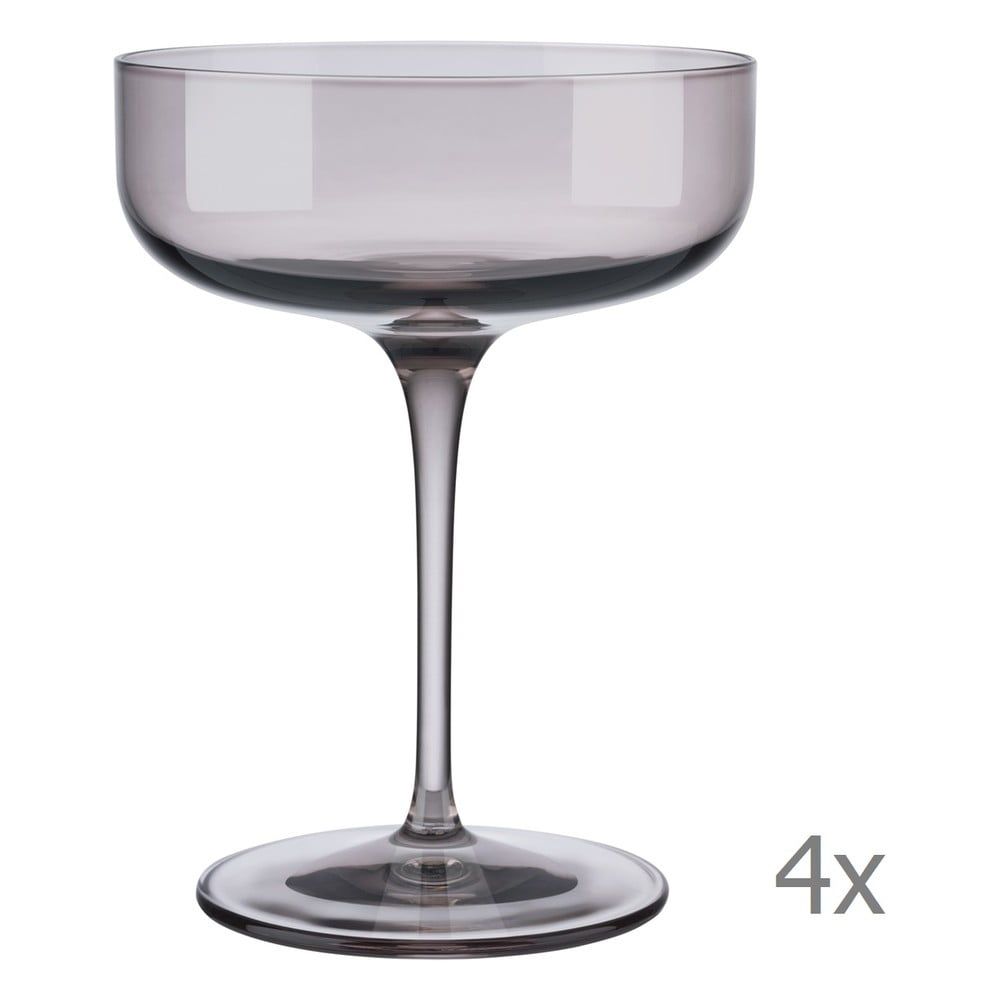 Súprava 4 fialových pohárov na šampanské Blomus Fuum - Bonami.sk