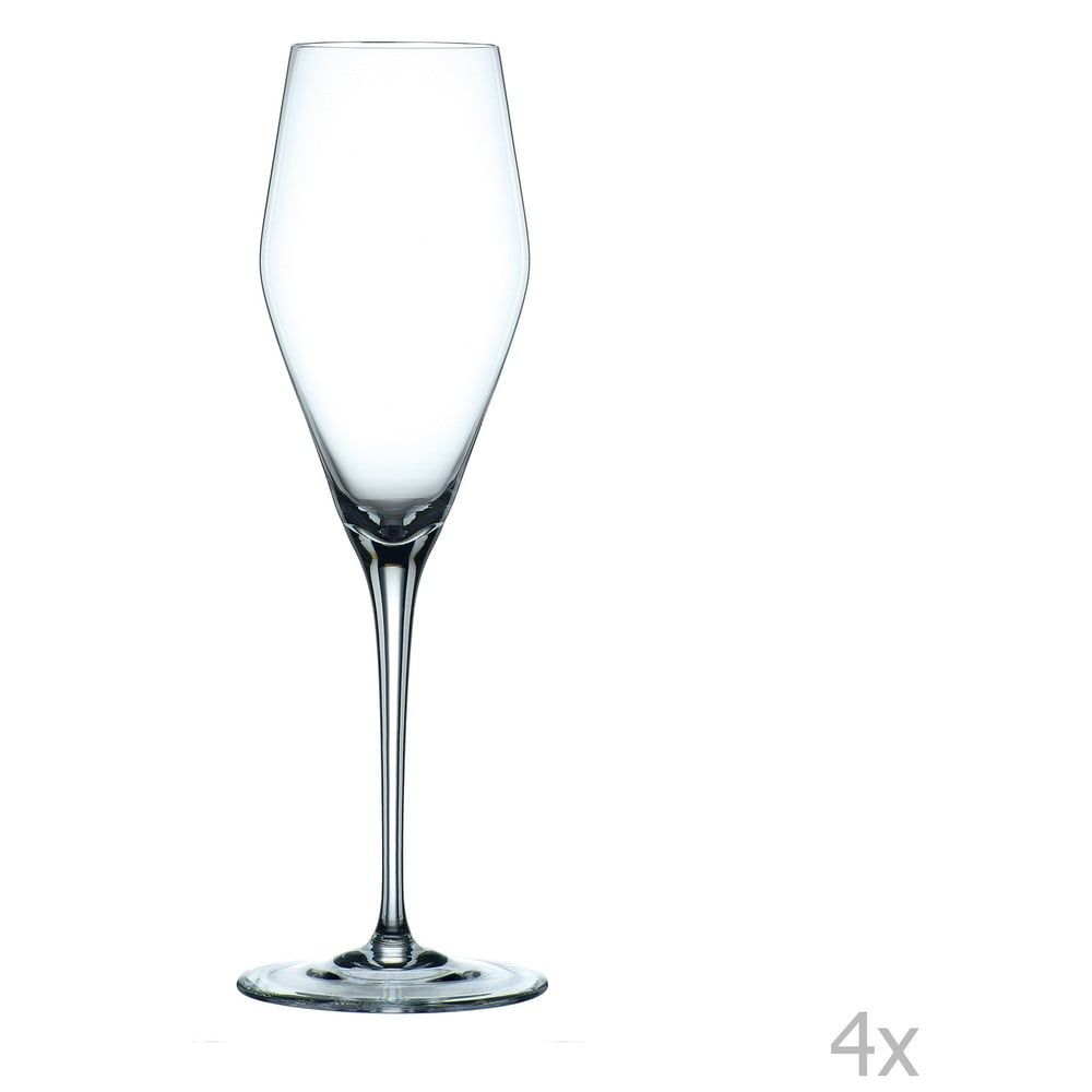 Sada 4 pohárov z krištáľového skla Nachtmann ViNova Glass Champagne, 280 ml - Bonami.sk