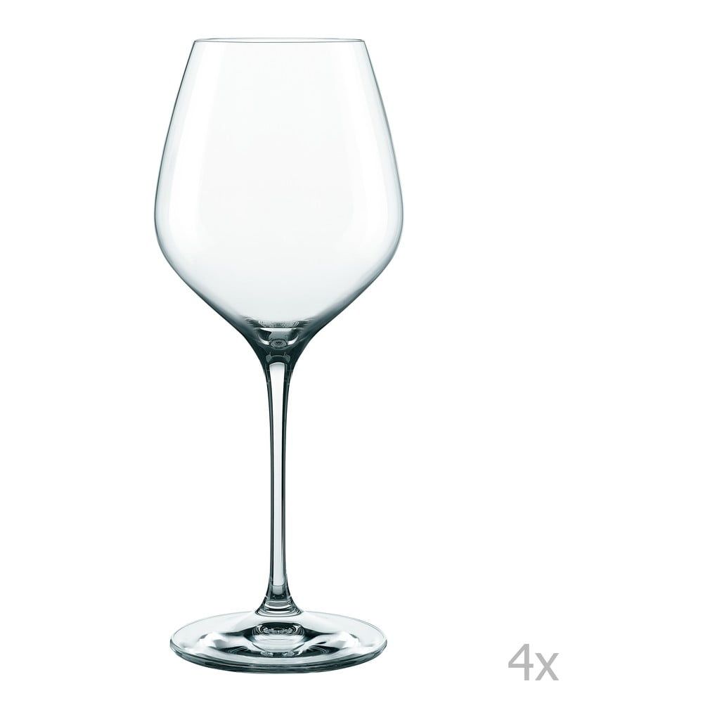 Sada 4 pohárov z krištáľového skla Nachtmann Supreme Burgundy, 840 ml - Bonami.sk