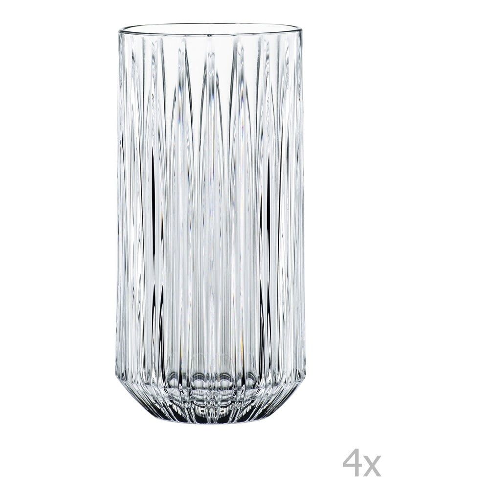 Súprava 4 vysokých pohárov z krištáľového skla Nachtmann Jules Longdrink, 375 ml - Bonami.sk