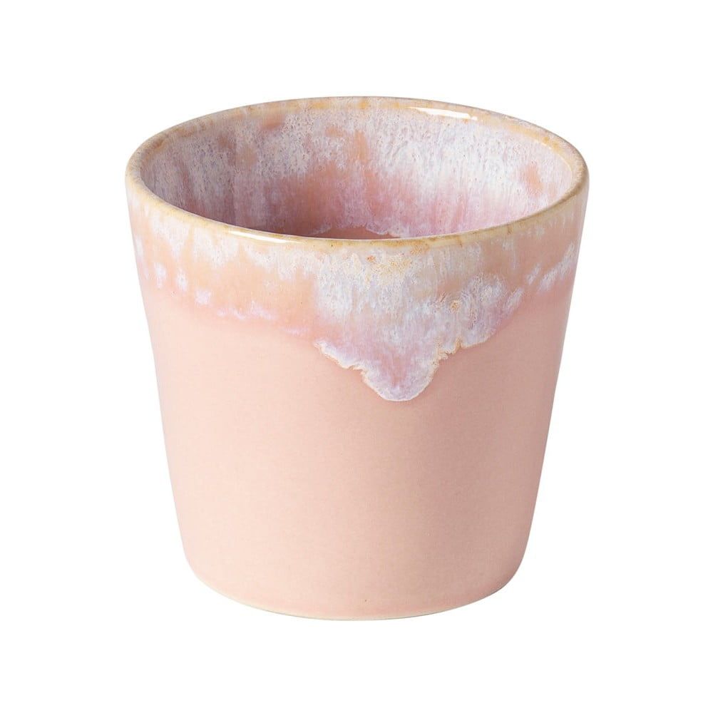 Bielo-ružová kameninová šálka na espresso Costa Nova, 200 ml - Bonami.sk