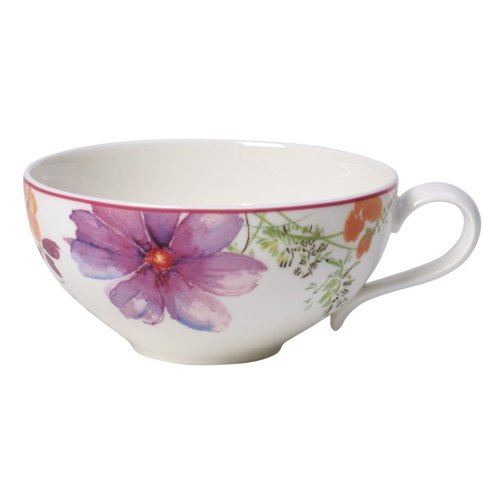 Porcelánová šálka na čaj s motívom kvetín Villeroy & Boch Mariefleur Tea, 0,24 l - Bonami.sk