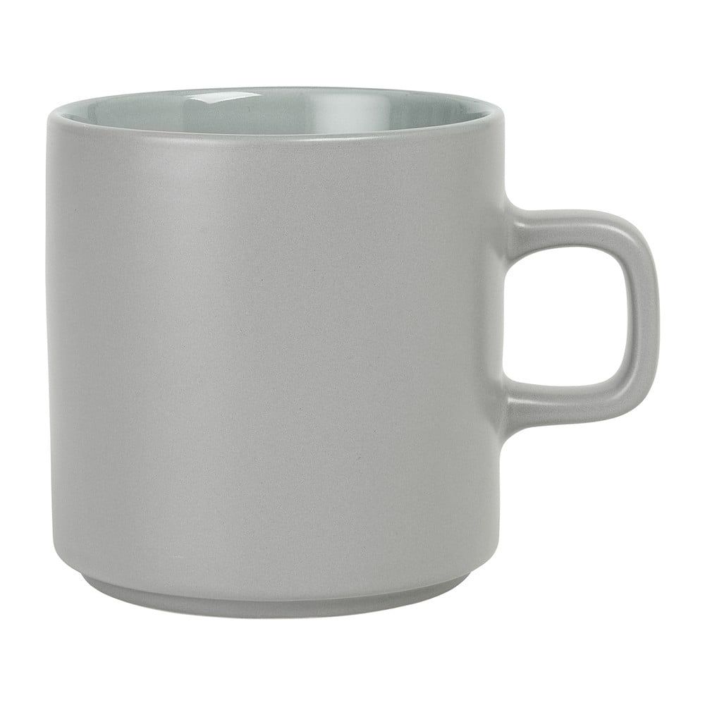 Sivý keramický hrnček na čaj Blomus Pilar, 250 ml - Bonami.sk