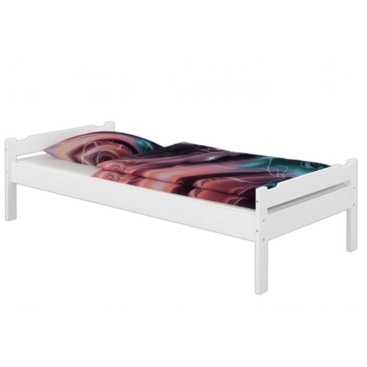 Jednolôžková posteľ Livio 90x200 cm - biela - nabbi.sk
