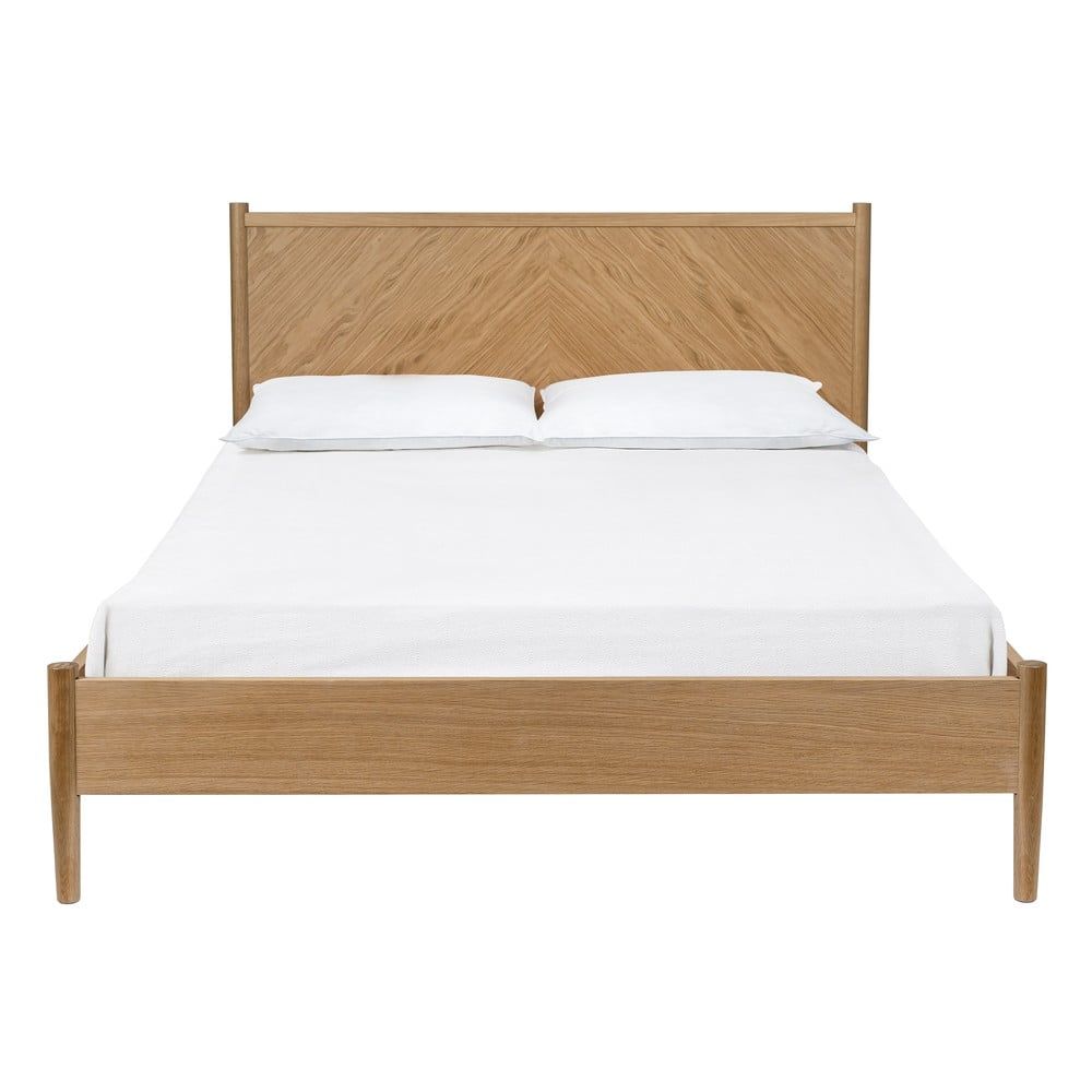 Dvojlôžková posteľ Woodman Farsta Herringbone, 180 × 200 cm - Bonami.sk