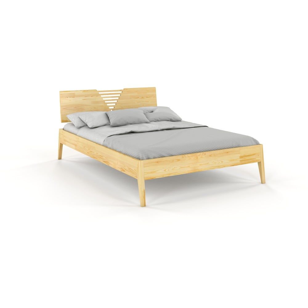Dvojlôžková posteľ z borovicového dreva Skandica Visby Wolomin, 160 x 200 cm - Bonami.sk
