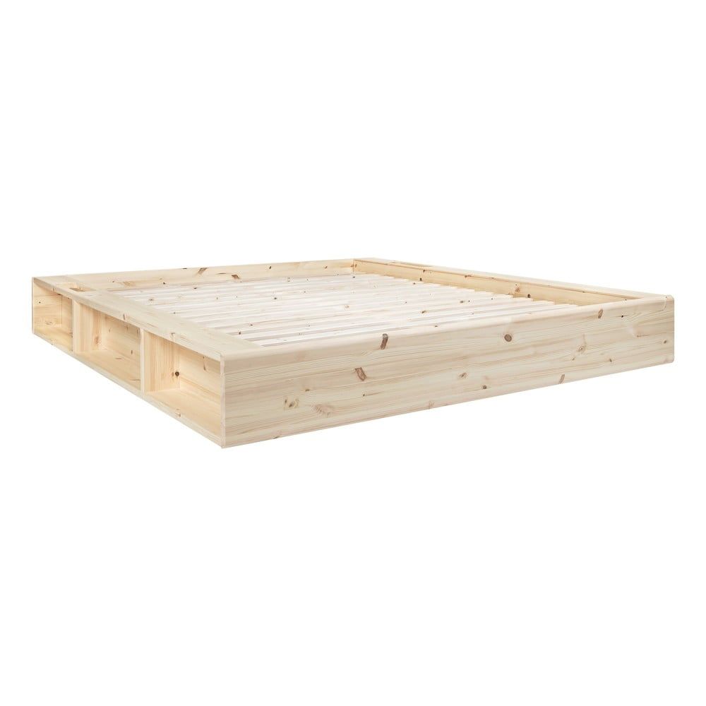 Dvojlôžková posteľ z masívneho dreva s úložným priestorom Karup Design Ziggy, 180 x 200 cm - Bonami.sk