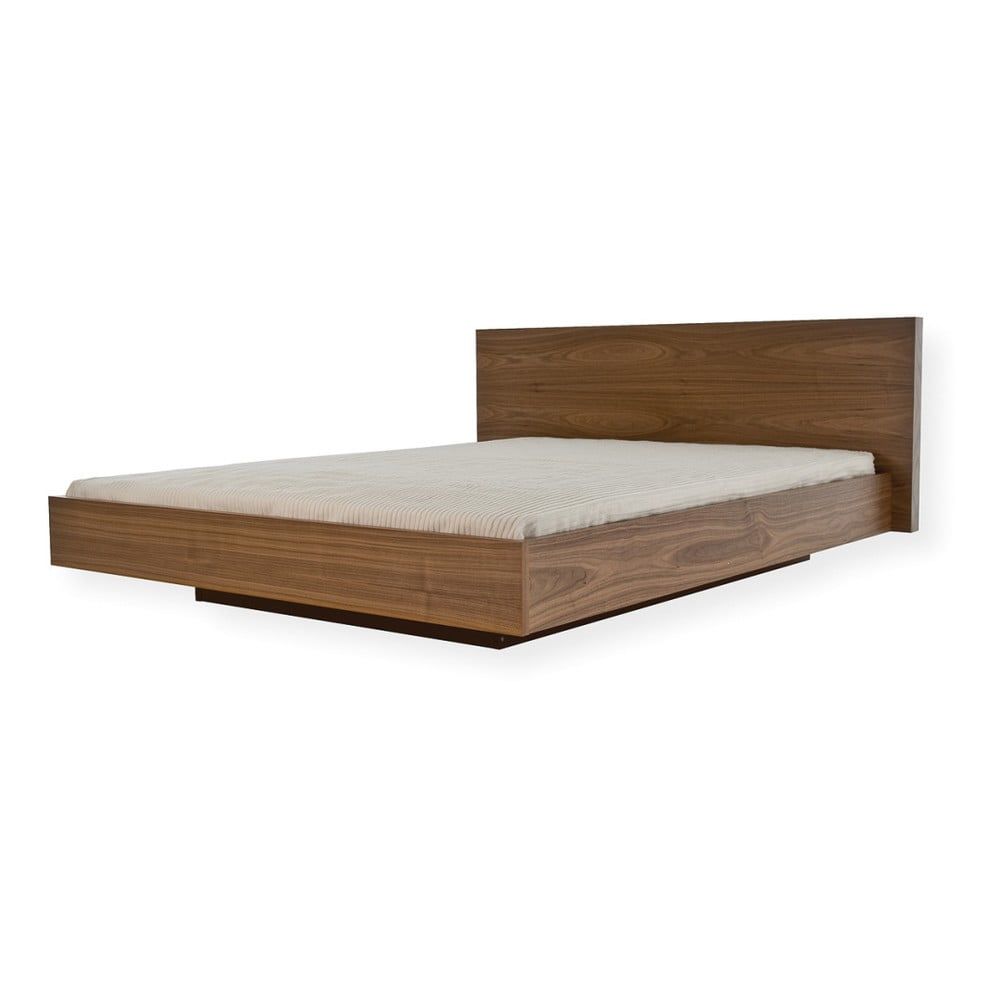 Hnedá posteľ TemaHome Float, 180 × 200 cm - Bonami.sk