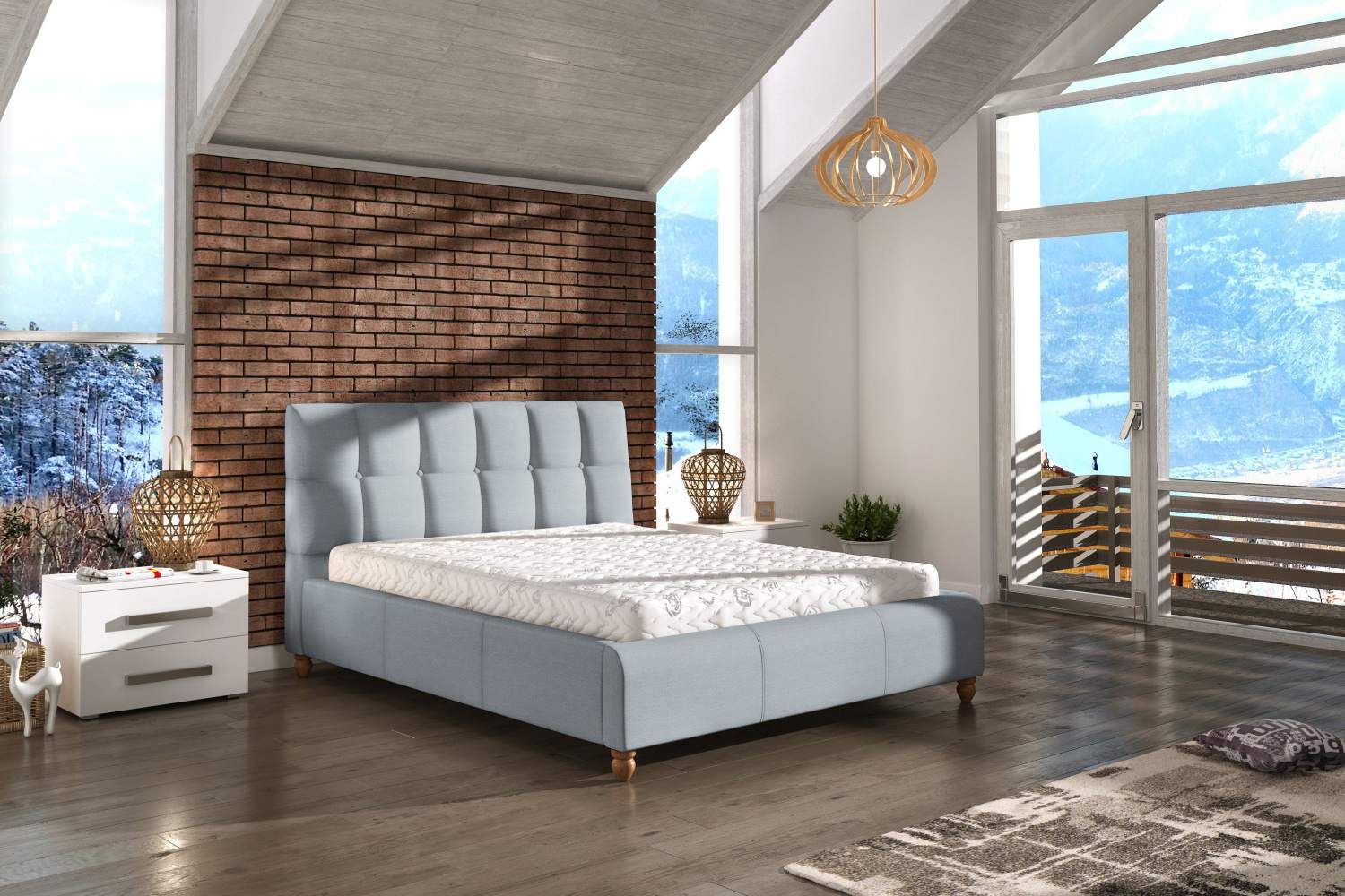 Confy Dizajnová posteľ Layne 160 x 200 -  - ESTILOFINA.SK