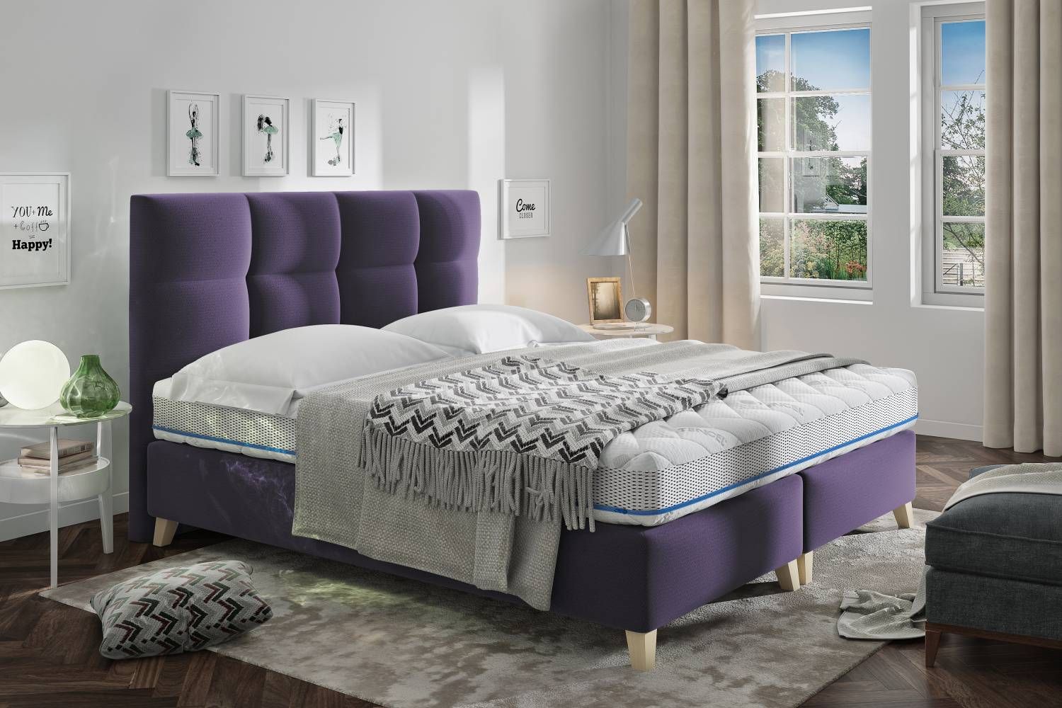 Confy Dizajnová posteľ Uriah 160 x 200 -  - ESTILOFINA.SK