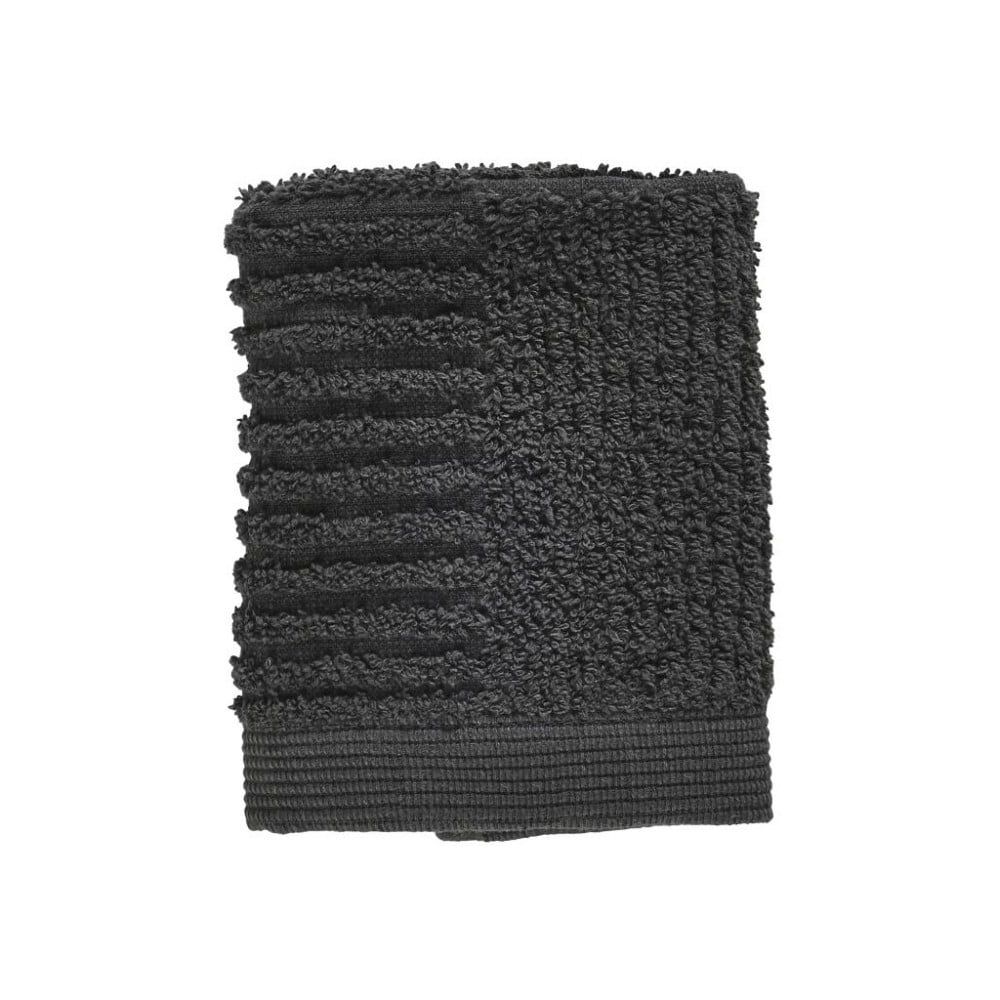 Antracitovosivý uterák zo 100% bavlny na tvár Zone Classic, 30 × 30 cm - Bonami.sk