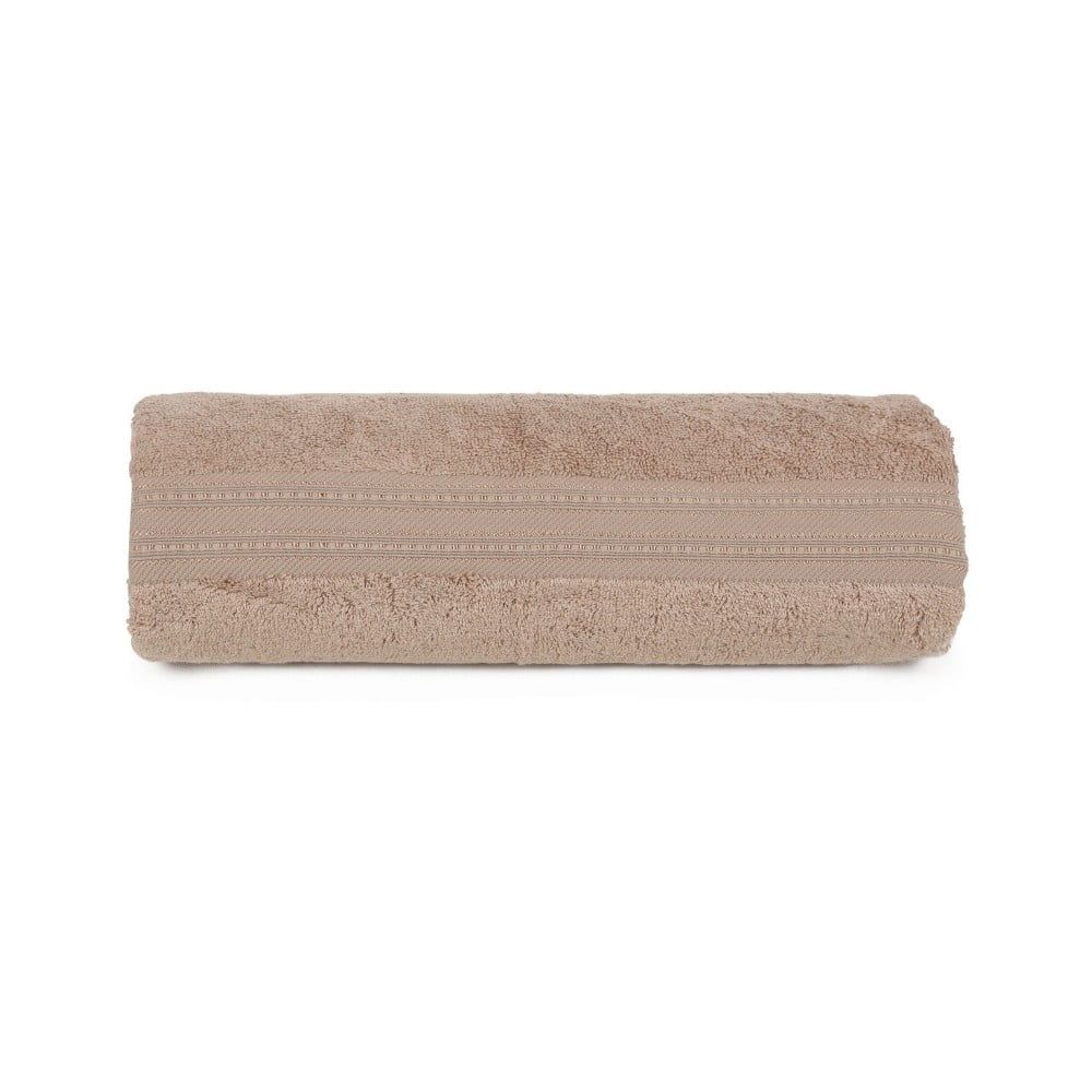 Hnedá osuška z bavlny a bambusového vlákna Lavinya, 70 × 140 cm - Bonami.sk