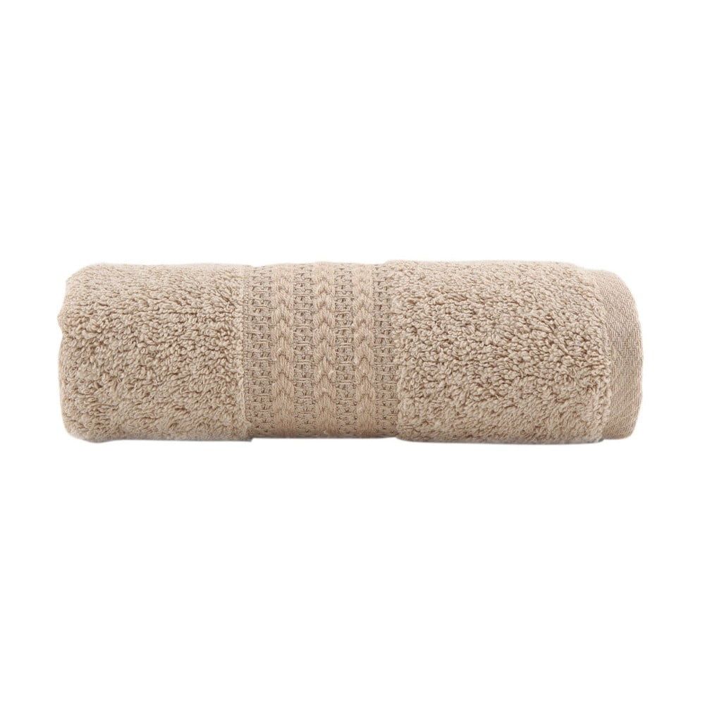 Hnedý bavlnený uterák Amy, 30 × 50 cm - Bonami.sk