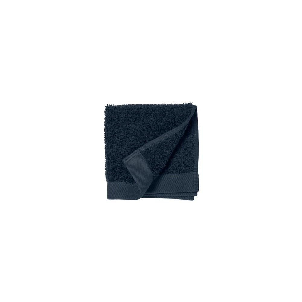 Modrý uterák z froté bavlny Södahl Indigo, 30 x 30 cm - Bonami.sk
