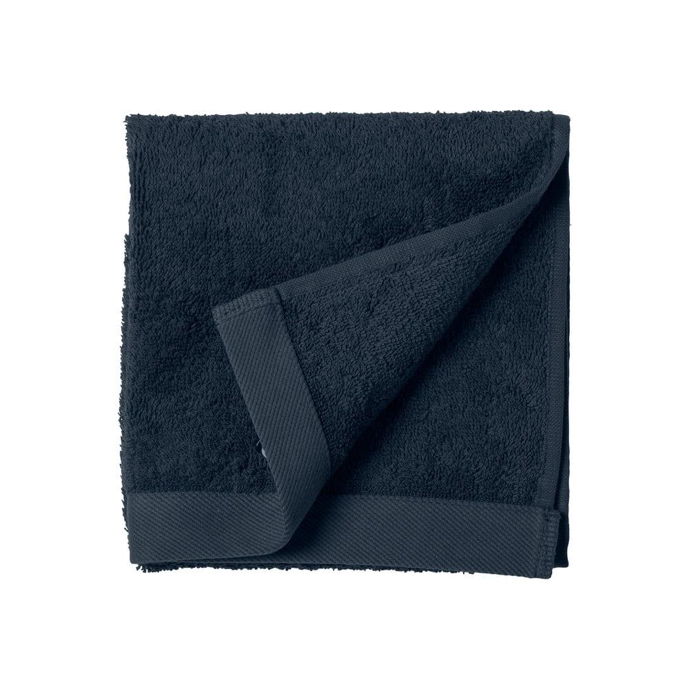 Modrý uterák z froté bavlny Södahl Indigo, 60 x 40 cm - Bonami.sk