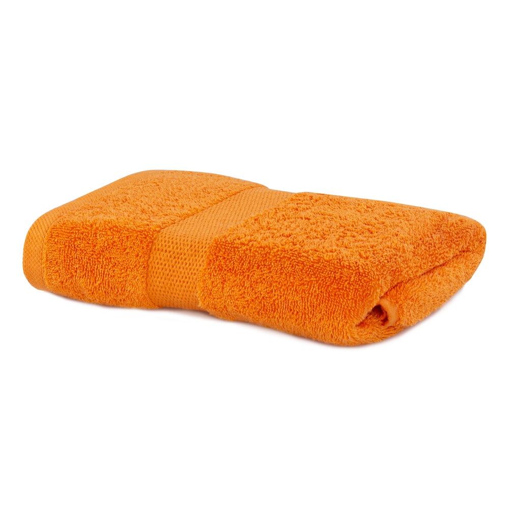 Oranžový uterák DecoKing Marina, 50 × 100 cm - Bonami.sk