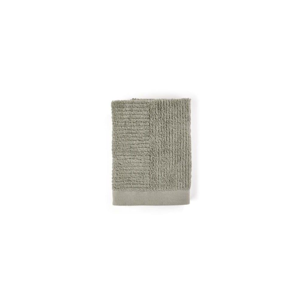 Sivozelený uterák zo 100% bavlny Zone Classic Eucalyptus, 50 × 70 cm - Bonami.sk