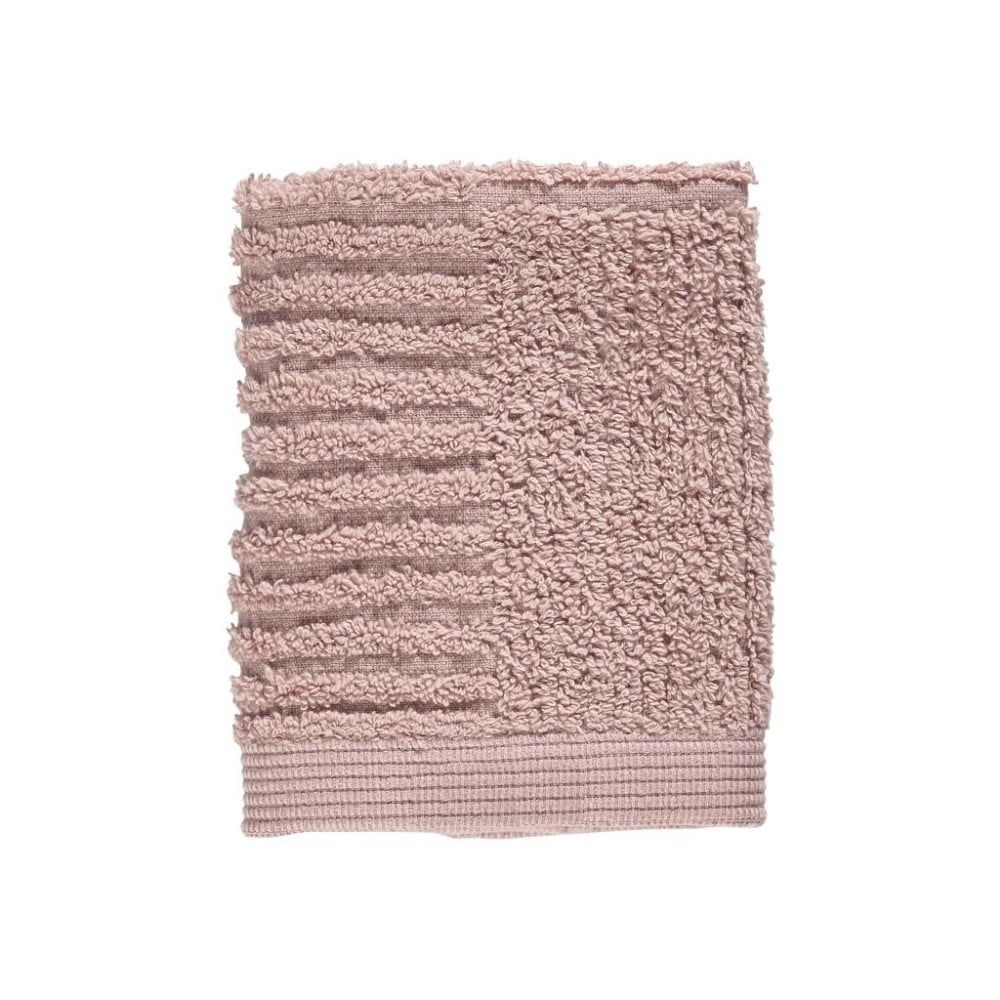Svetloružový uterák zo 100 % bavlny na tvár Zone Classic, 30 × 30 cm - Bonami.sk