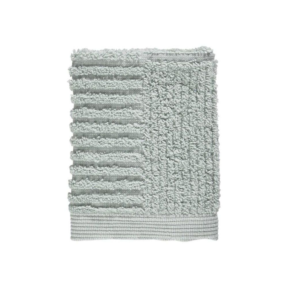 Svetlosivozelený uterák zo 100 % bavlny na tvár Zone Classic Dust Green, 30 × 30 cm - Bonami.sk