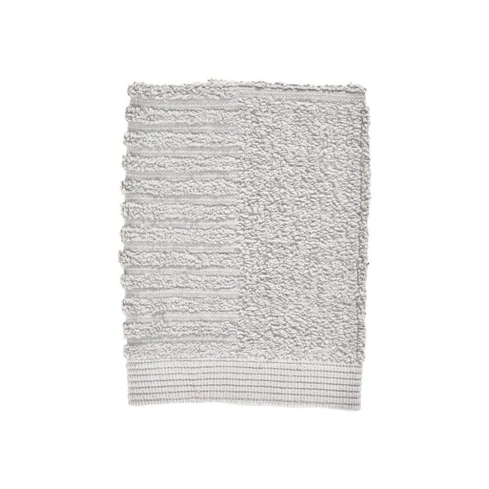 Svetlosivý uterák zo 100 % bavlny na tvár Zone Classic Soft Grey, 30 × 30 cm - Bonami.sk