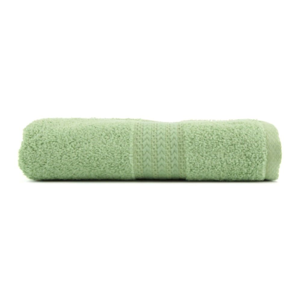 Zelený uterák z čistej bavlny Sunny, 50 × 90 cm - Bonami.sk