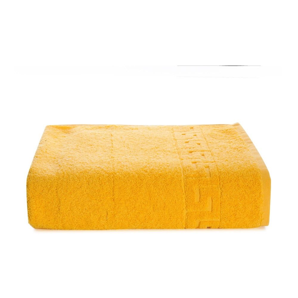 Žltý bavlnený uterák Kate Louise Pauline, 50 x 90 cm - Bonami.sk