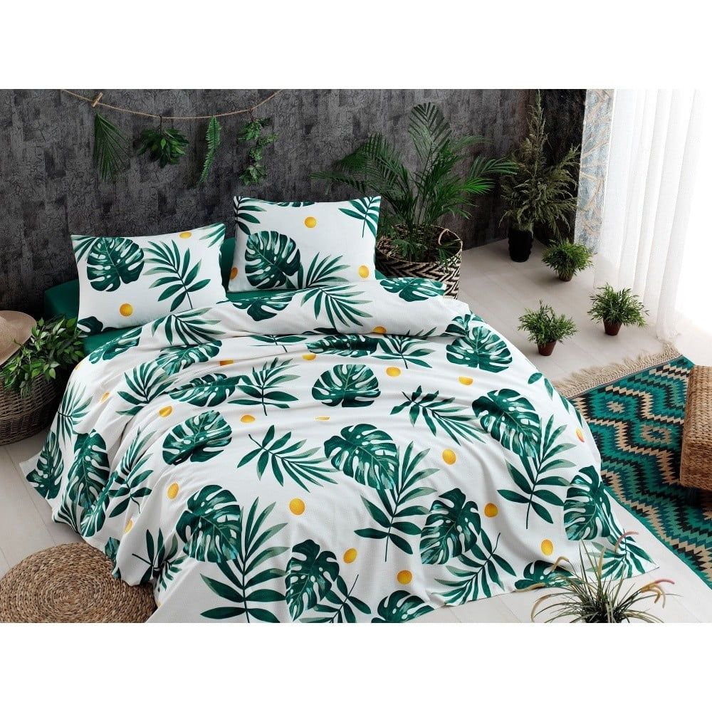 Ľahká prešívaná prikrývka cez posteľ Ramido Jungle, 140 × 200 cm - Bonami.sk