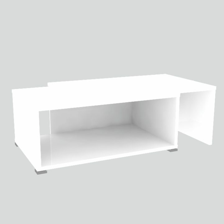 Konferenční rozkládací stolek, bílá, DRON 0000143231 Tempo Kondela - nabbi.sk