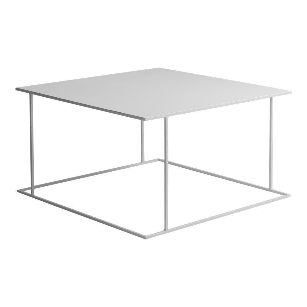 Biely konferenčný stolík Custom Form Walt, 80 × 80 cm - Bonami.sk