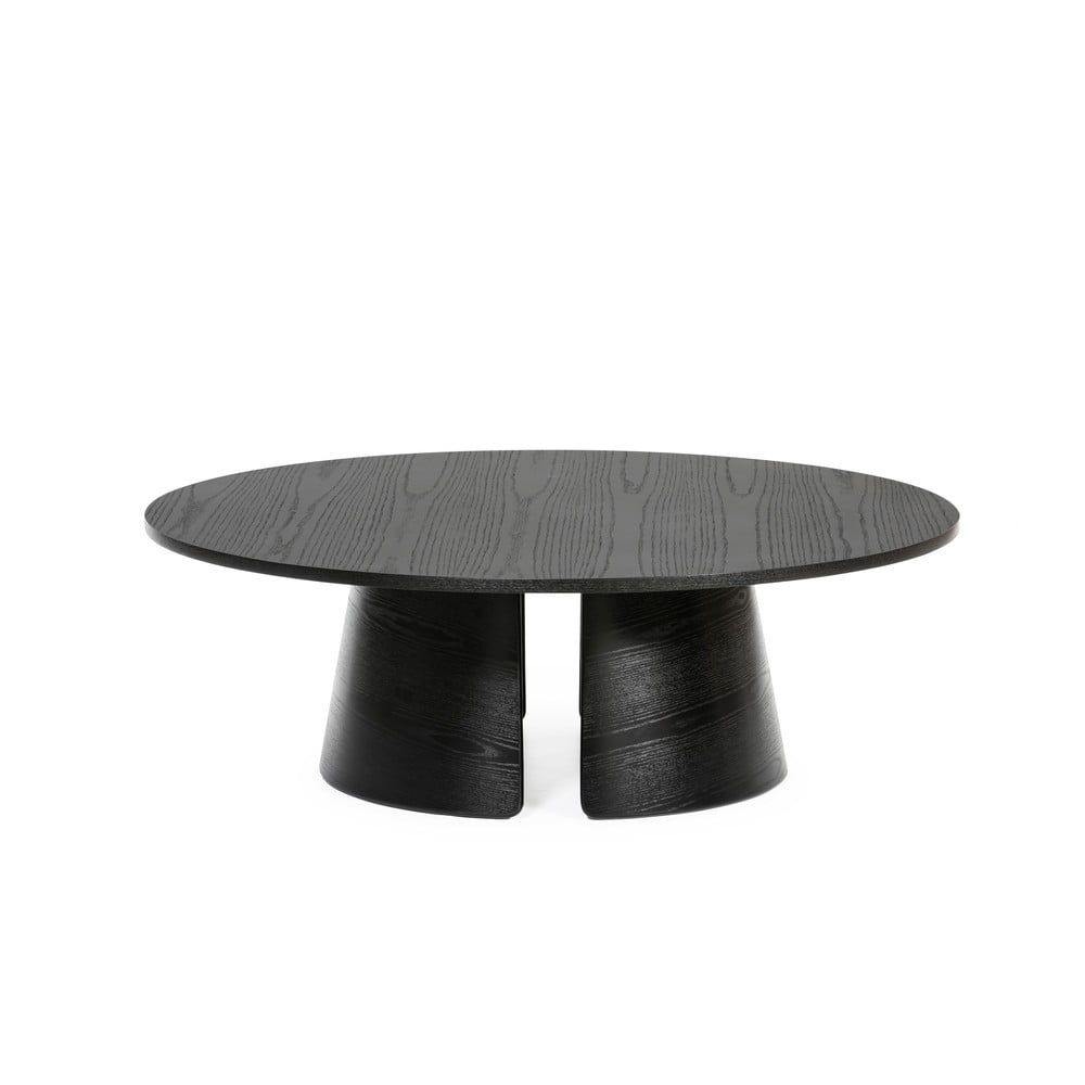 Čierny konferenčný stolík Teulat Cep, ø 110 cm - Bonami.sk