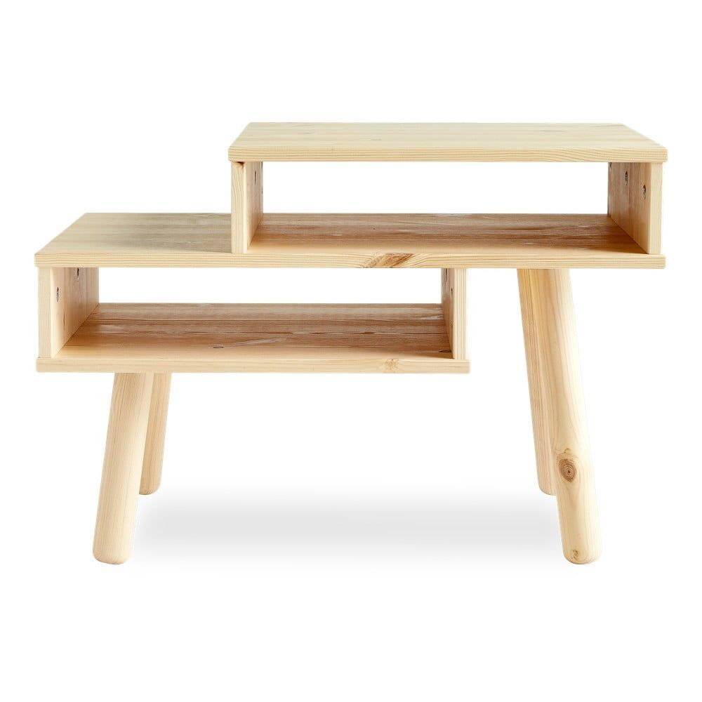 Konferenčný stolík z borovicového dreva v prírodnej farbe Karup Design Haku - Bonami.sk