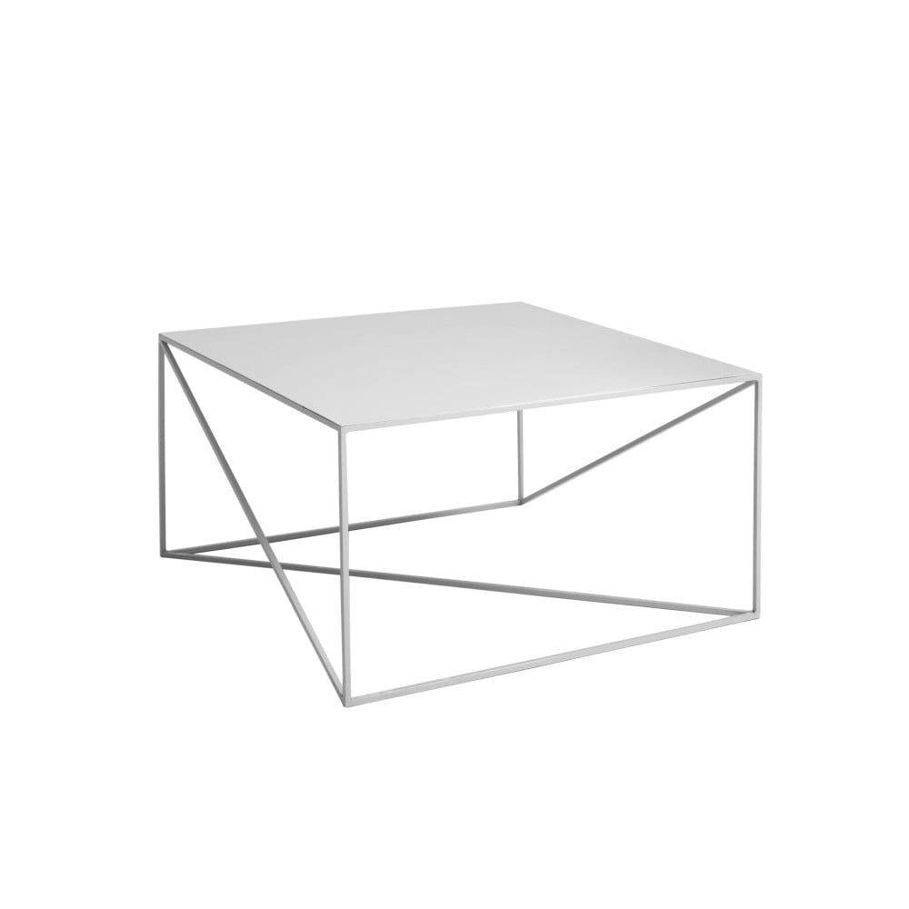 Sivý konferenčný stolík Custom Form Memo, 80 x 80 cm - Bonami.sk