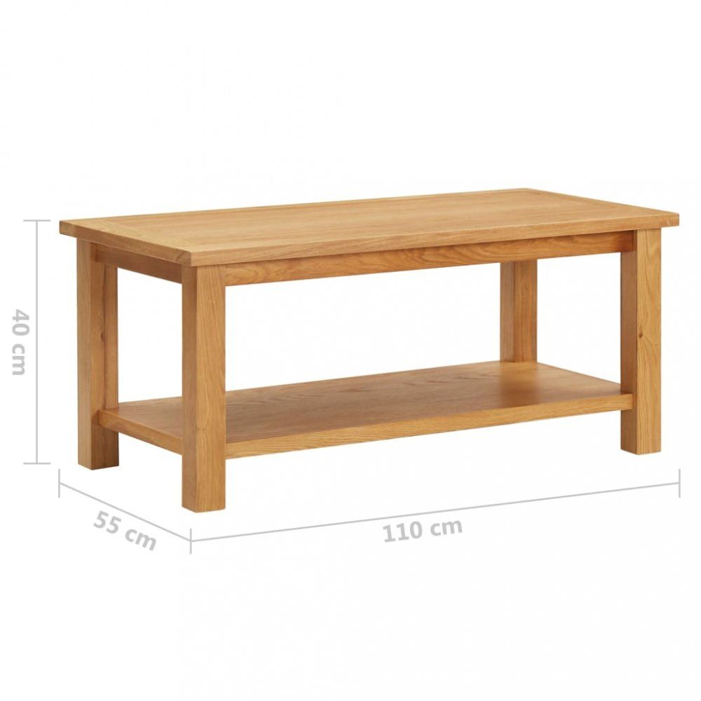 Konferenčný stolík masívne dubové drevo Dekorhome 110x55x40 cm - dekorhome.sk